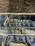 Marciano 100% Polyester Stars Blue Denim Shorts Size 28 waist - photo 3