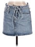 GRLFRND Blue Denim Skirt Size 24 waist - photo 1
