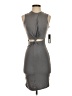 Benjamin Jay Solid Gray Cocktail Dress Size S - photo 1
