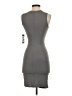 Benjamin Jay Solid Gray Cocktail Dress Size S - photo 2