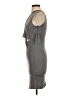 Benjamin Jay Solid Gray Cocktail Dress Size S - photo 5