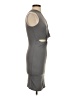 Benjamin Jay Solid Gray Cocktail Dress Size S - photo 4