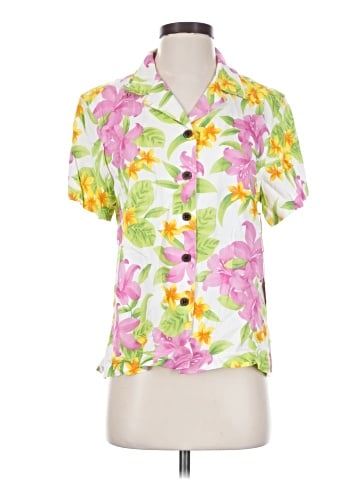 Caribbean Joe Short Sleeve Blouse (view 1)