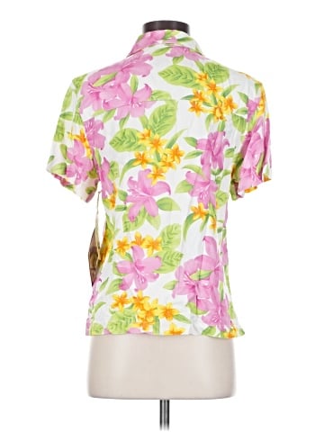 Caribbean Joe Short Sleeve Blouse (view 2)