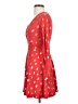 Planet Gold Hearts Red Cocktail Dress Size XXS - photo 5