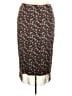 Torrid 100% Polyester Print Brown Casual Skirt Size 2X Plus (2) - photo 1