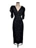 Mac Duggal 100% Polyester Black Cocktail Dress Size 4 - photo 1