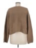 OAK + FORT Solid Brown Pullover Sweater Size M - photo 2