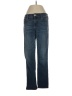Express Jeans Solid Blue Jeans Size 2 - photo 1