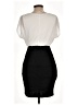 En Focus Solid Ivory Black Cocktail Dress Size 10 (petite) - photo 2