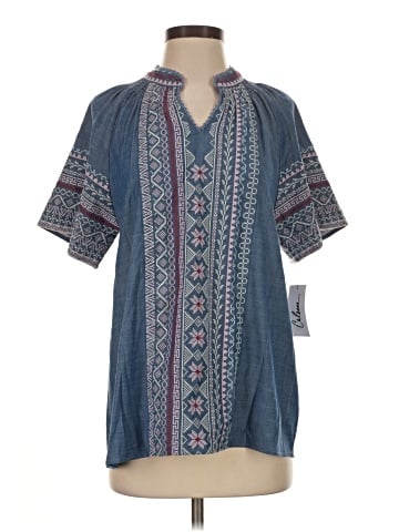 Calessa Short Sleeve Blouse (view 1)