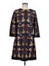 Alice + Olivia 100% Polyester Print Blue Casual Dress Size 8 - photo 1