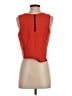 Milly Orange Sleeveless Blouse Size 4 - photo 2
