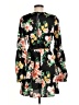 PrettyLittleThing 100% Polyester Floral Black Casual Dress Size 8 - photo 2