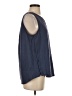 Cotton Bleu Blue Sleeveless Blouse Size S - photo 4