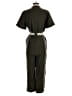 Zara Solid Green Jumpsuit Size S - photo 2