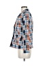 Peck & Peck 100% Cotton Checkered-gingham Blue Blazer Size 6 - photo 5