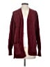 Seven7 100% Polyester Burgundy Cardigan Size S - photo 1