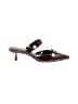 L'Agence Burgundy Heels Size 9 - photo 1