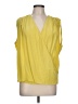 Robert Rodriguez Yellow Sleeveless Blouse Size 10 - photo 1