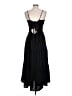 Francesca's 100% Polyester Black Casual Dress Size L - photo 2