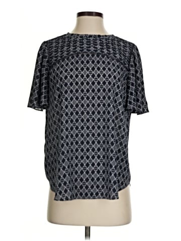 Ann Taylor Short Sleeve Blouse (view 1)
