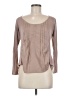 Love Squared 100% Rayon Tan Long Sleeve Blouse Size M - photo 1