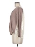 Love Squared 100% Rayon Tan Long Sleeve Blouse Size M - photo 5