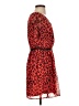Freebird 100% Polyester Animal Print Red Cocktail Dress Size S - photo 4