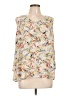 Zac & Rachel 100% Polyester Ivory Long Sleeve Blouse Size L - photo 1