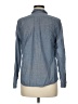 Heidi Merrick Blue Long Sleeve Button-Down Shirt Size 6 - photo 2