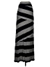 Max Studio Stripes Gray Casual Skirt Size XS - photo 2