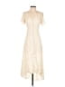 Entro 100% Polyester Ivory Casual Dress Size S - photo 1