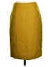 J.Crew 100% Polyester Solid Yellow Formal Skirt Size 2 - photo 1