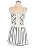 Hem & Thread Stripes Ivory Romper Size S - photo 1