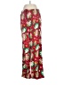 ELF 100% Polyester Print Red Casual Pants Size Sm - Med - photo 1
