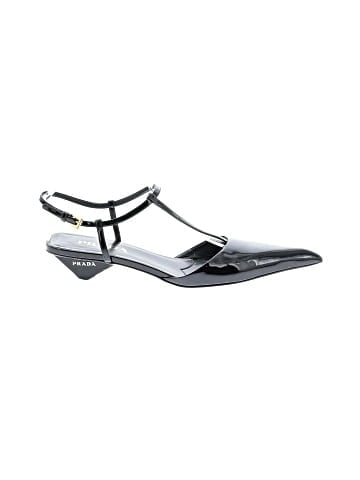 Prada Patent Leather Slingback Pumps (view 1)