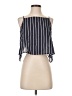 Ellelauri 100% Linen Blue Sleeveless Blouse Size XS - photo 1