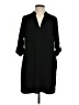 Lush Solid Black Casual Dress Size S - photo 1