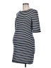 Joe Fresh Stripes Blue Casual Dress Size M - photo 1
