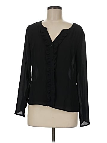 Candie's Long Sleeve Blouse (view 1)