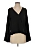 Veronica M. 100% Polyester Black Long Sleeve Blouse Size S - photo 1