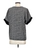 Vince. 100% Silk Gray Short Sleeve Top Size S - photo 2