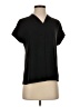 OAK + FORT Black Short Sleeve Blouse Size XS - photo 1