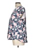 Bobeau Pink Blue Short Sleeve Blouse Size L - photo 5