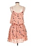 Ariat 100% Polyester Floral Orange Casual Dress Size L - photo 2