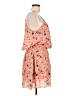 Ariat 100% Polyester Floral Orange Casual Dress Size L - photo 4