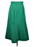 Ann Taylor Solid Green Formal Skirt Size 4 - photo 2
