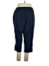 Catherines Solid Blue Active Pants Size 1X - photo 2