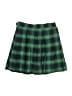 Unbranded 100% Polyester Plaid Green Skort Size 4 - 6 - photo 1